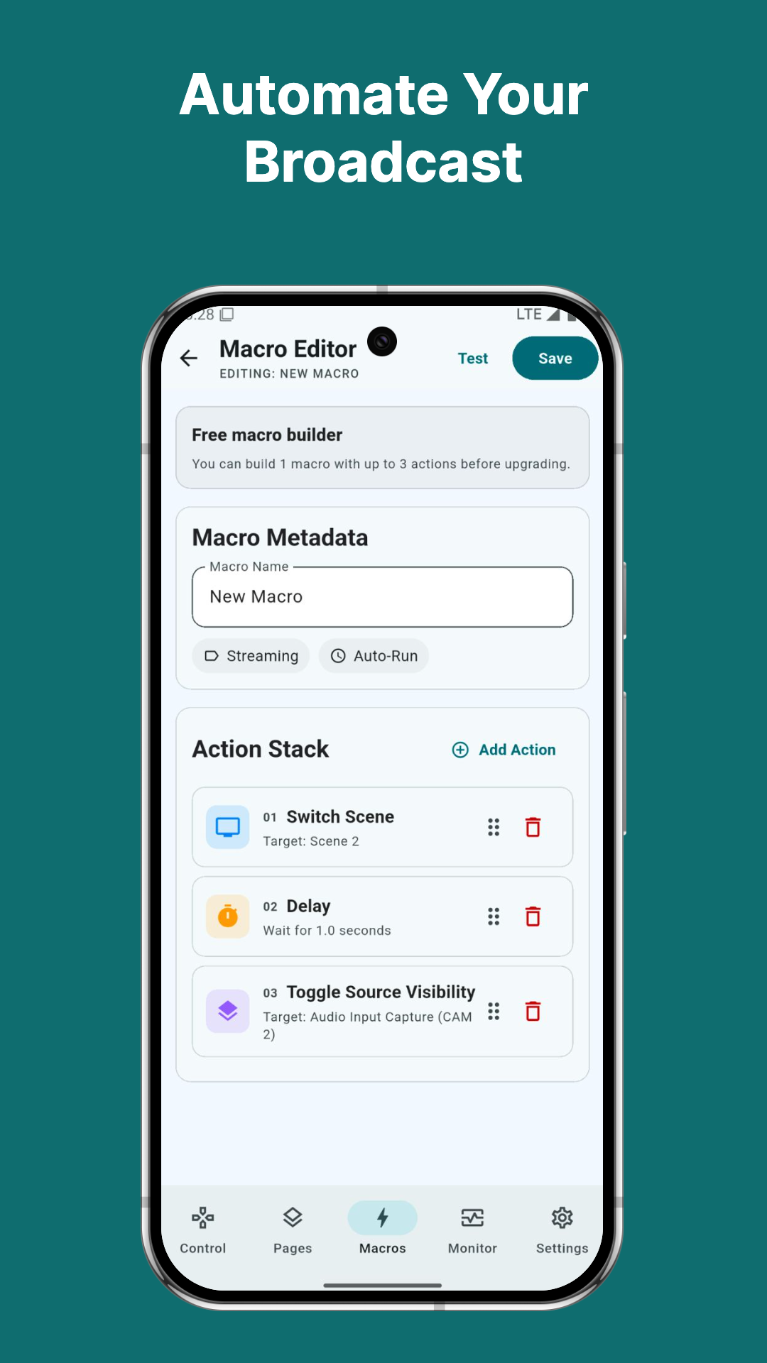 DeckPilot — audio mixer and mic controls